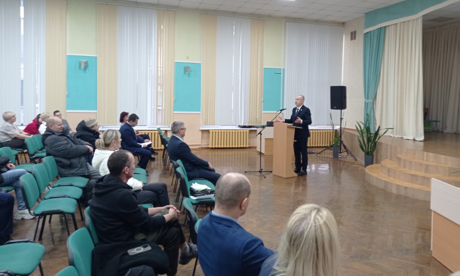 Встреча с жителями микрорайона Серебрянка